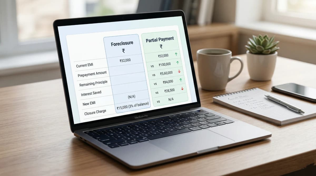 Loan Foreclosure Charges in 2026: Partial Payment vs Full Closure Explained